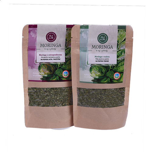 CLEAN LIVER AND INTESTINE - Moringa with spearmint and milk thistle 2x30g